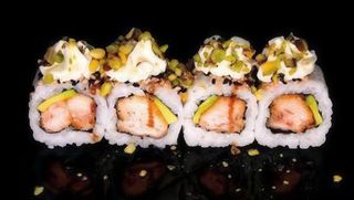Salmon fry roll