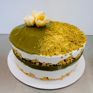 Torta cheesecake al pistacchio x 8
