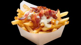 Patatine stick, cheddar e bacon