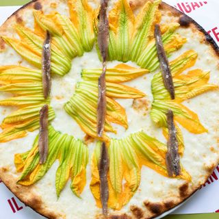 FIORI DI ZUCCA E ALICI (Alici del Mar Cantabrico)
