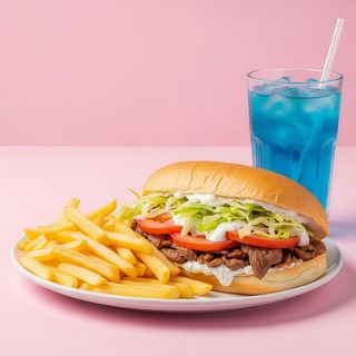 Kebab piccolo + patatine + bibita a scelta