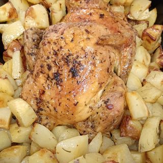 Pollo con patate