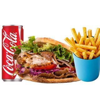 Menù panino kebab XL