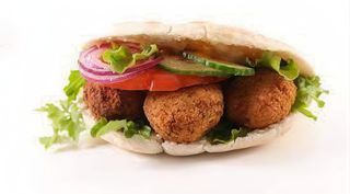 Panino falafel menu