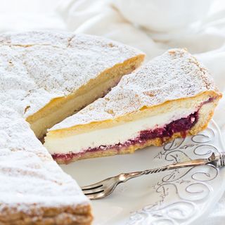 Crostata ricotta e visciole