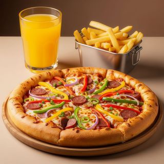 Promo pizza farcita calabrese