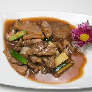 57 Anatra con cipolla e zenzero