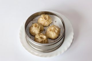 8 Ravioli di carne al vapore 4 pezzi