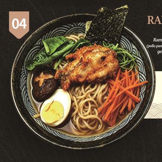 4.RAMEN AL BRODO DI POLLO