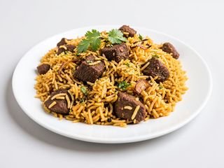 Biryani con manzo