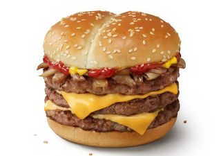 Triple cheeseburger