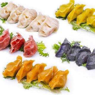 Xiao Mai di Gamberi + Ravioli Manzo e Peperoni