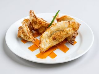 Ravioli pollo, patate e curry - 4 pezzi