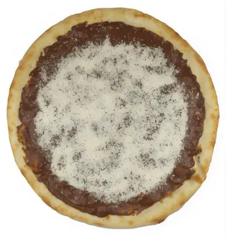 Pizza Nutella e cocco