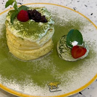 Souffle matcha