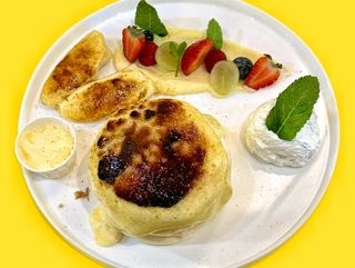 Souffle crème brulée