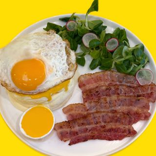 souffle uobo e bacon