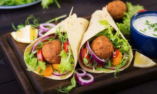 Piadina falafel
