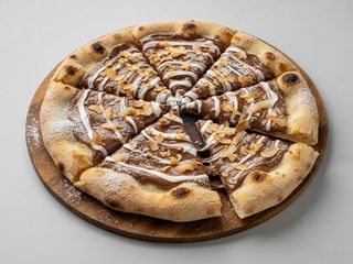 Pizza con Nutella e cocco