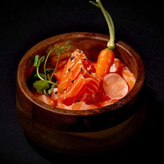 Chirashi salmone 