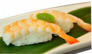 Nigiri gamberi cotti