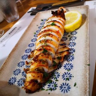 Calamaretti ripieni arrosto