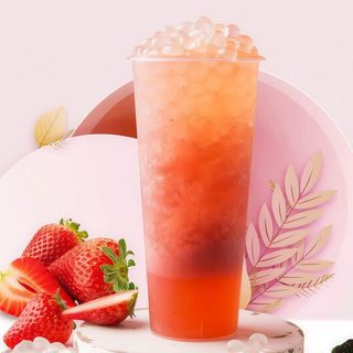 T4. Te' verde alla fragola草莓波波