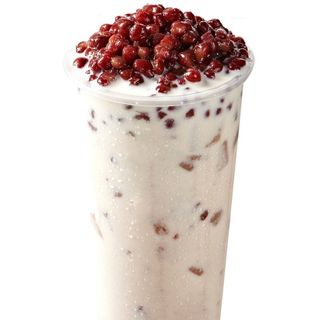 B7. Bubble tea con fagioli rossi红豆奶茶