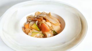 25a.Gnocchi di riso con manzo e verdure