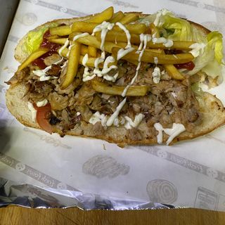 Kebab sfilatino completo