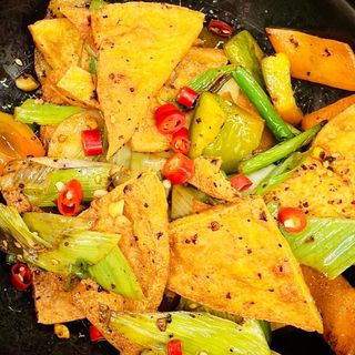 189.tofu piccante in padella alla Sichuan 
