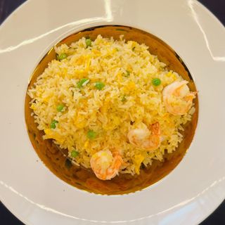 137.riso saltato con gamberi 