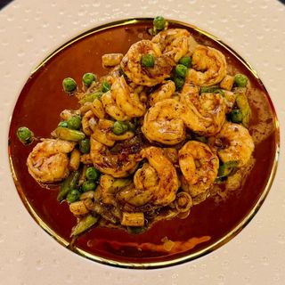 Gamberoni saltati con salsa al tartufo