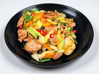 192.manzo in padella alla Sichuan 