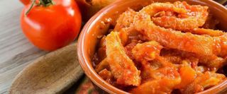 Tortellini fritti con pomodoro In purezza