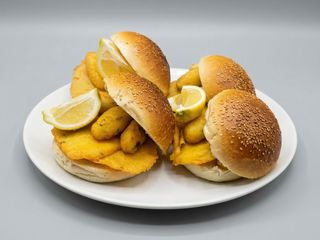 Pane con panelle e crocchè