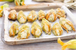 Fior di zucca al forno