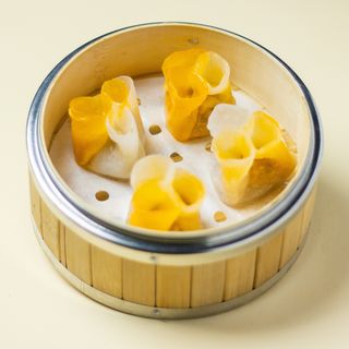 Ravioli di anatra alla pechinese (4 pz) 烤鸭饺子