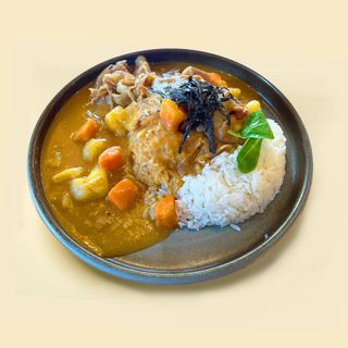 Riso al curry con manzo grasso alla salsa satay沙茶肥牛咖喱饭