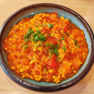 番茄炒鸡蛋pomodori e uova