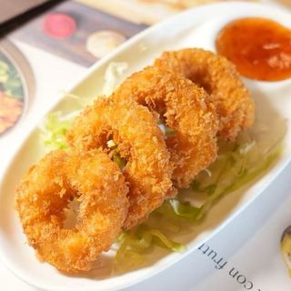 Anello di gamberetti fritti炸虾圈