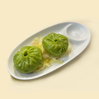 Bao di verdure alla piastra (2 pz)  蔬菜生煎包