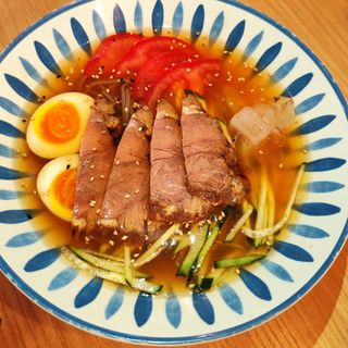 冷面Soba in acqua freddo