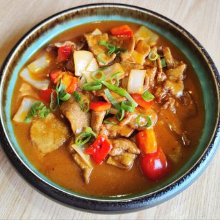 沙爹牛肉Manzo al salsa Shacha