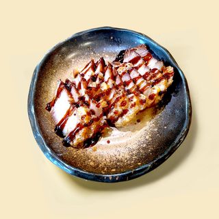 Carne di char siu marinato con salsa teriyaki叉烧肉
