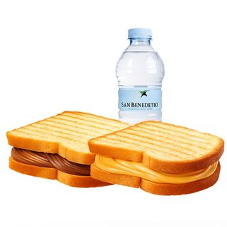 Menù con dolce e bibita