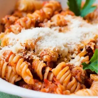 Pasta al ragù di carne 