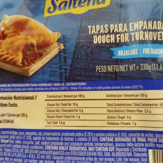 Tapas la saltena Hojaldre / Criolla 