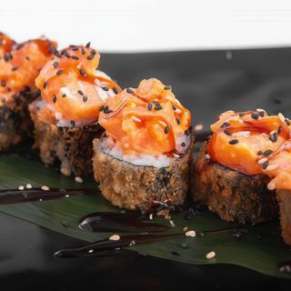 Hoso salmone in tempura 8  pezzi