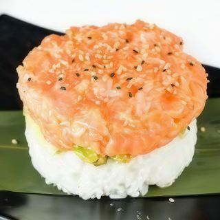 Tartare burger salmone